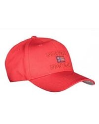 Napapijri - Logo Embroidery Hat - Lyst