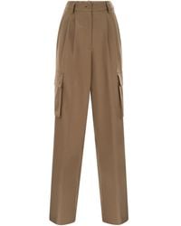 Herno - Soft Wool Cargo Pants - Lyst