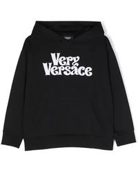 Versace - Sweatshirt Fleece Very Embroidery - Lyst