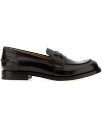 Fendi - Ateneo Leather Loafers - Lyst