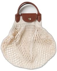 Longchamp - Ecru La Pliage Filet Small - Lyst