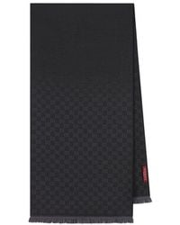 Gucci - Gg Wool Scarf - Lyst