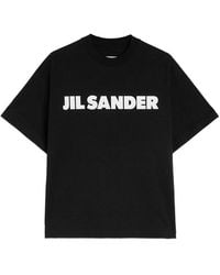 Jil Sander - Logo Cotton T-Shirt - Lyst