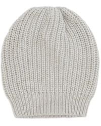 Brunello Cucinelli - Sequin-Embellished Ribbed-Knit Beanie - Lyst