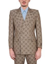 Gucci - Maxi Clamp Pattern Cotton Jacket - Lyst