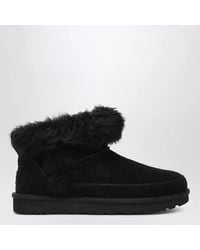 UGG - Black Leather Ankle Boots - Lyst