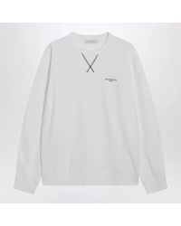 Givenchy - Couture Seam Sweatshirt With Embroidered Logo - Lyst