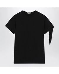 JW Anderson - Jw Anderson Knotted-Sleeve Jersey T-Shirt - Lyst