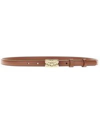 Ganni - Kat Recycled Leather Belt - Lyst