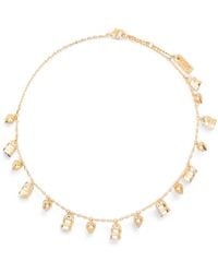 Chloé - Mini Paddington Charm-Detail Cable-Link Necklace - Lyst