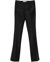 Blumarine - Flared Twill Pants - Lyst
