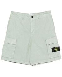 Stone Island - Nylon Panama Loose Fit Cargo Bermudas - Lyst