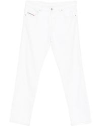 DIESEL - Regular Mid Rise Jeans - Lyst
