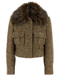 Zimmermann - Two-Tone Tweed Valiant Jacket - Lyst