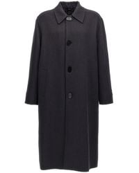 Fendi - Double Wool Coat - Lyst