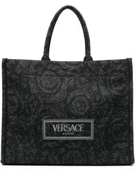 Versace - Baroque Athena Tote Bag - Lyst
