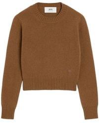 Ami Paris - Ami Wool And Cashmere Sweater - Lyst