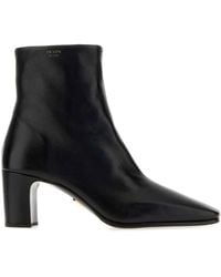 Prada - Leather Ankle Boots - Lyst