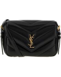 Saint Laurent - Mini Loulou Toy Leather Crossbody Bag 21 Cm - Lyst