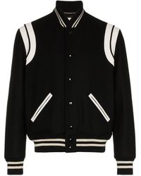 Saint Laurent - Wool Bomber Jacket - Lyst