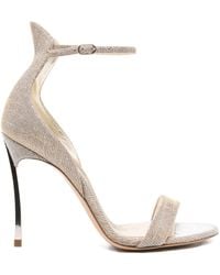Casadei - Sandals Golden - Lyst