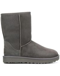 UGG - Classic Short Ii Grey Boots - Lyst