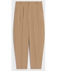 Celine - Pleated-Front Trousers - Lyst