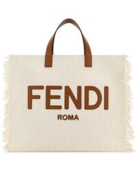 Fendi - Borsa A Mano Frayed-Edge - Lyst