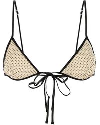 Prada - Printed Chiffon Bra - Lyst