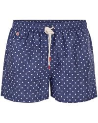Kiton - Short Patterned Swim Boxers - Lyst