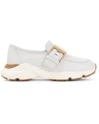 Tod's - Lime Leather Sport Runner - Lyst