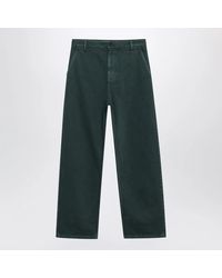 Miu Miu - Bottle Gabardine Trousers - Lyst