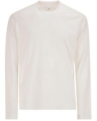 Fedeli - Long-Sleeve Pure Cotton T-Shirt - Lyst