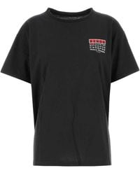 Maison Margiela - Blingo Short-Sleeved Cotton T-Shirt. Graphic On The Front, Four-Stitch Detail On The Back - Lyst