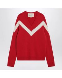 Valentino - Sweater With Vlogo On Bow - Lyst