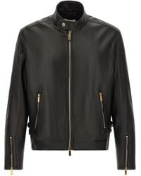 Versace - Biker Jacket - Lyst