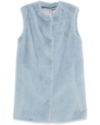 Herno - Faux Fur Vest - Lyst