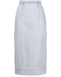 Maison Margiela - Tulle Midi Skirt - Lyst