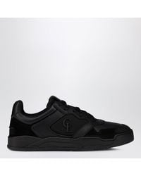 Christian Louboutin - Basketball-Inspired Leather Low-Top Sneakers With Contrast Accents - Lyst
