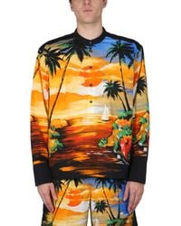 Dolce & Gabbana - Dolce & Gabbana Hawaii Print Shirt - Lyst