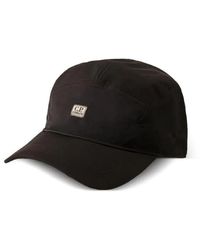 C.P. Company - C.P.Company Baseball Cap With Logo Patch - Lyst