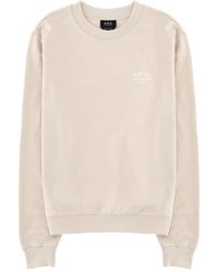 A.P.C. - Sweatshirt With Logo - Lyst
