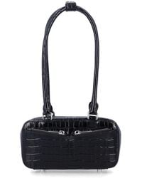 Self-Portrait - Croc Mini Bag - Lyst