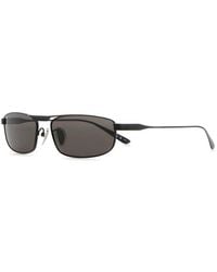 Balenciaga - Metal Tag 3.0 Rectangle Sunglasses - Lyst