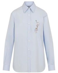 Moschino - Fantasy Cotton Shirt - Lyst