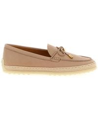 Tod's - 'Gomma Rafia 92K' Loafers - Lyst