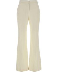 Givenchy - Ivory Wool Pant - Lyst