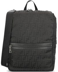 Fendi - Lui Ff Nylon Backpack - Lyst