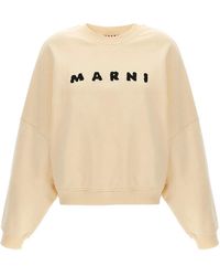 Marni - Logo Print Sweatshirt - Lyst