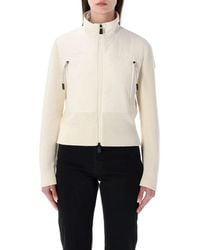 Moncler - Padded Zip-Up Cotton Cardigan - Lyst